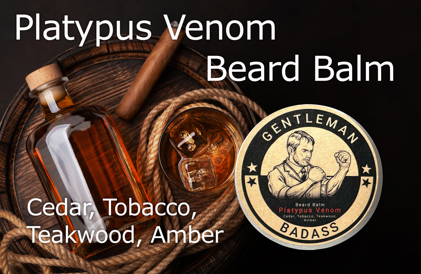 Platypus Venom Beard Balm - 2 oz.